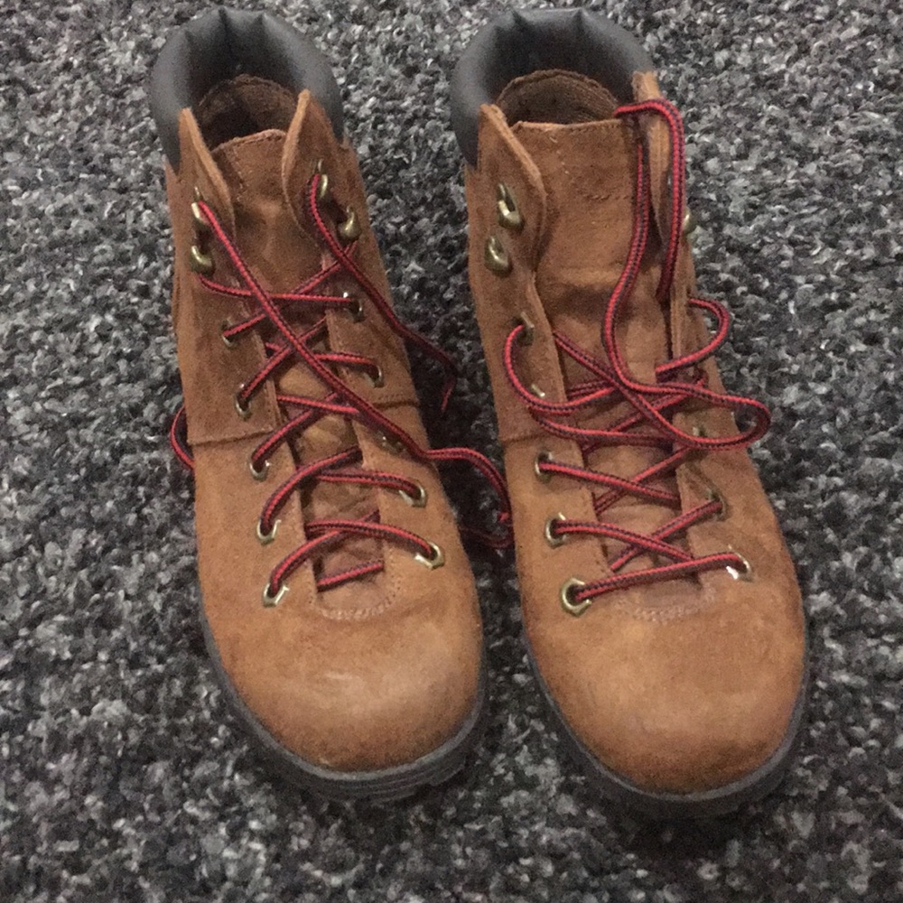 Brown ankle boots